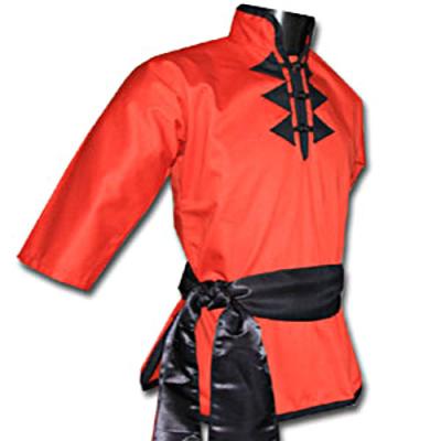 NORIS VESTE KUNG FU ROUGE