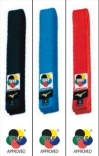 MIZUNO CEINTURE WKF (NOIR,ROUGE,BLEU)